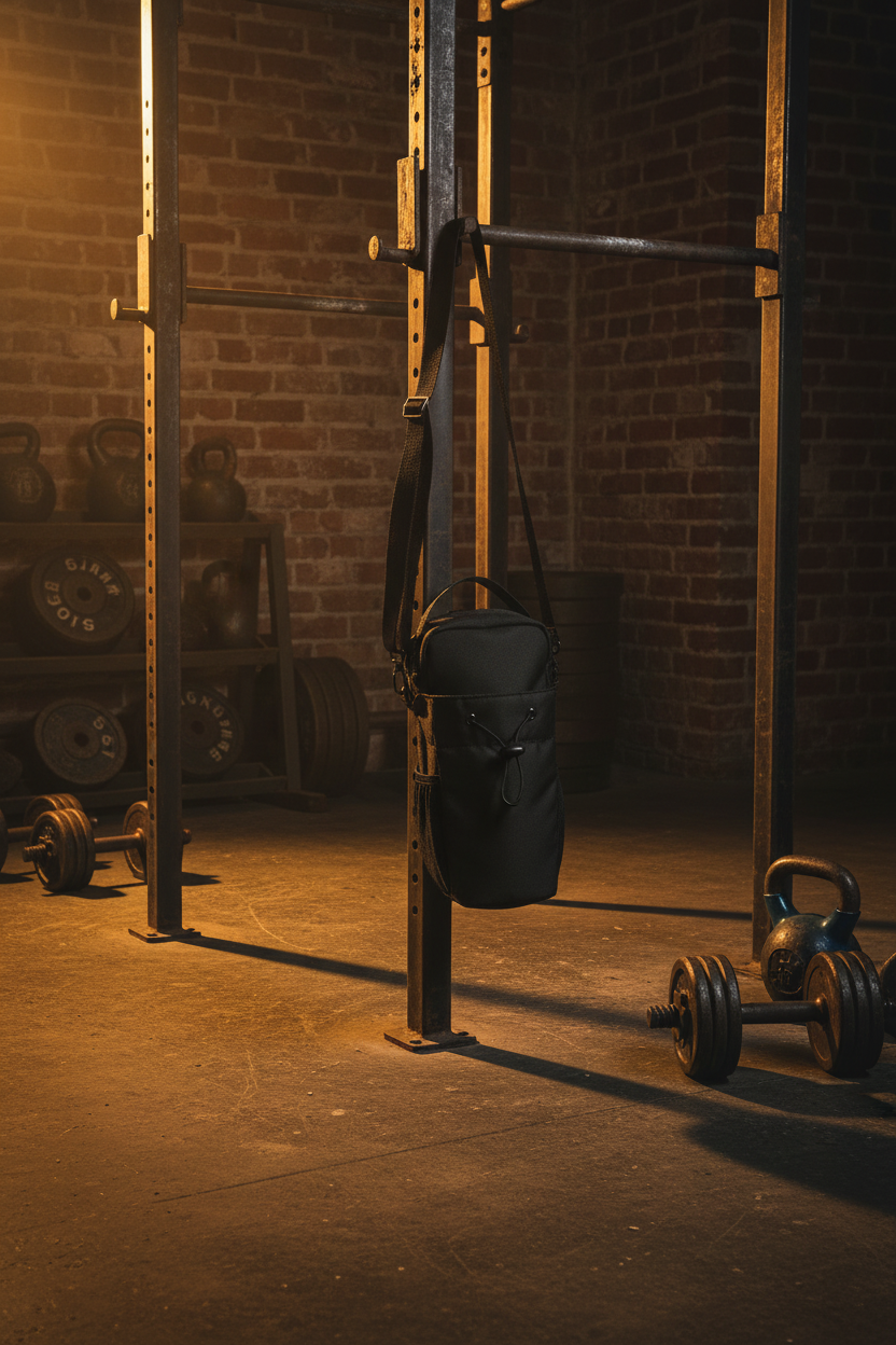 Bag on Gym Rack