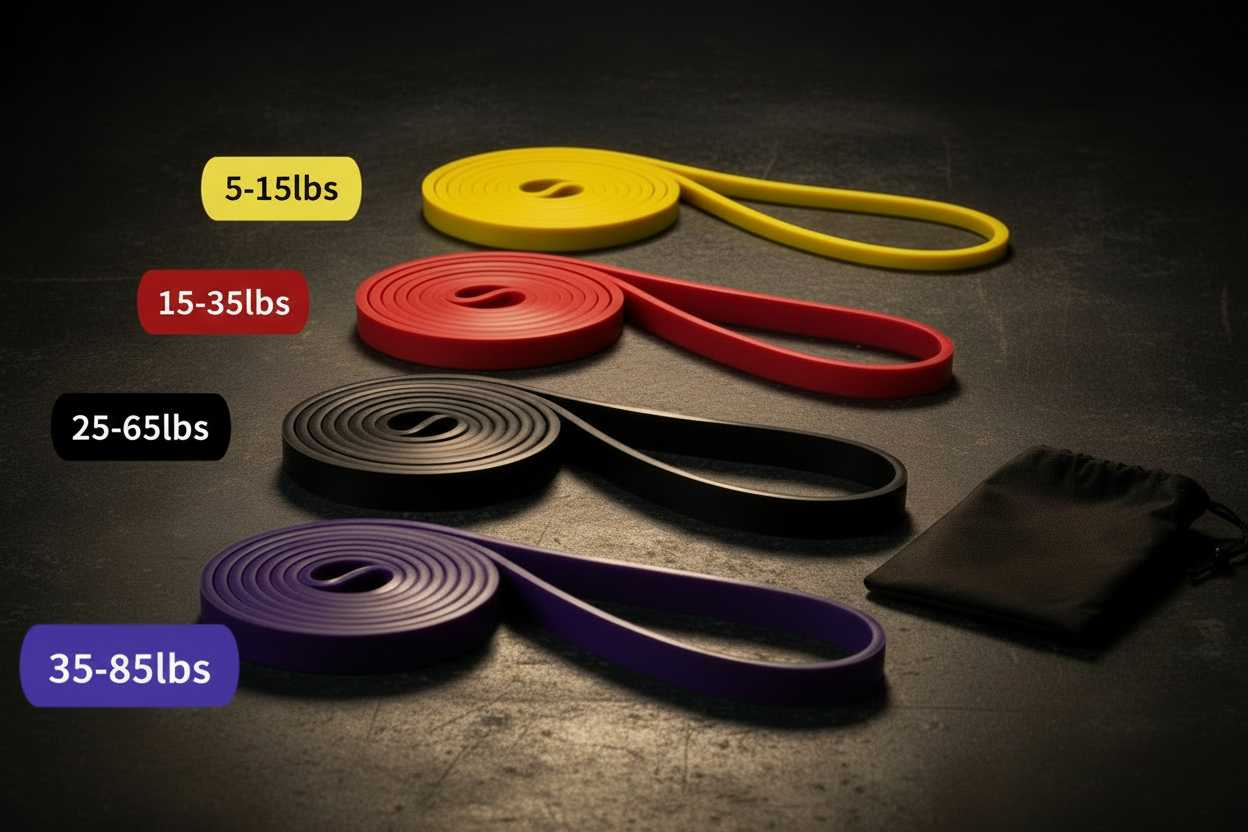 Four bands smaller scale with proportionally larger bag