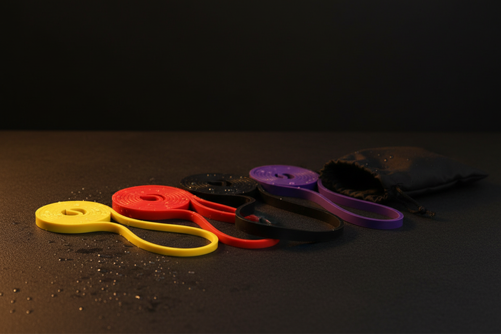 Four bands with bag - exact specifications