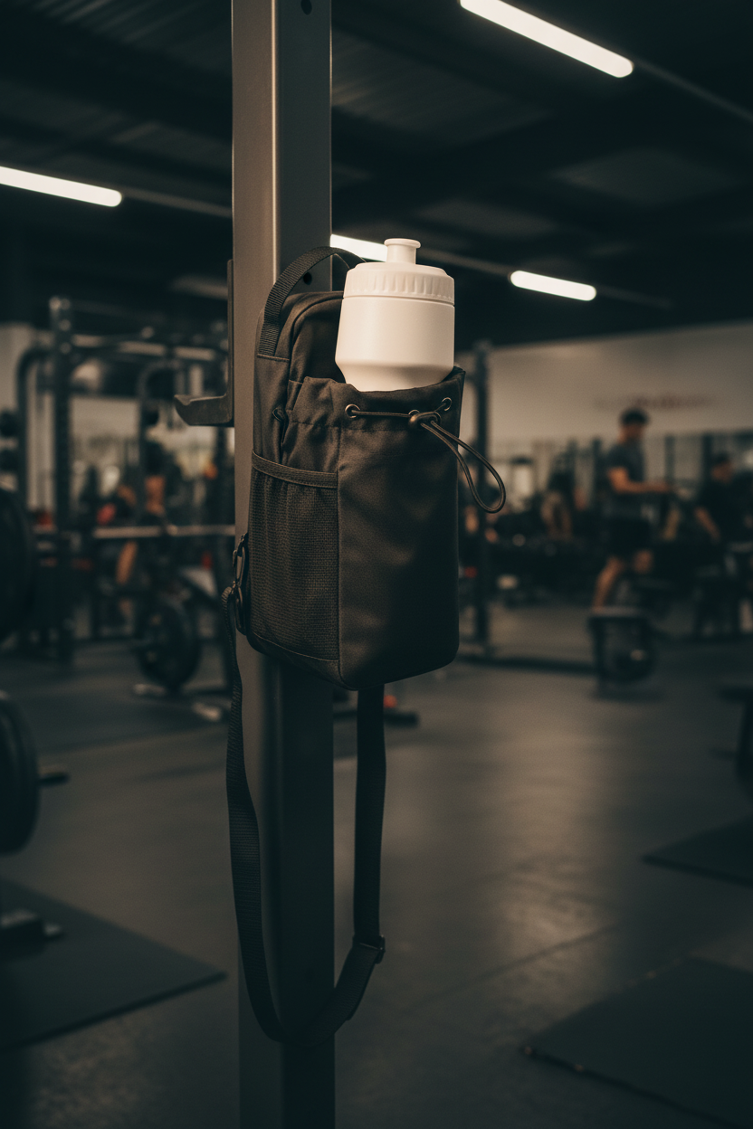 Gym Bag Larger Bottle Matching Colors